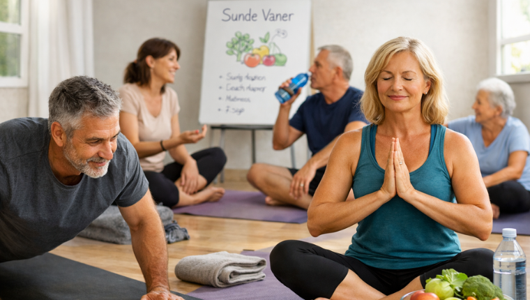 Styrke, yoga og gode vaner