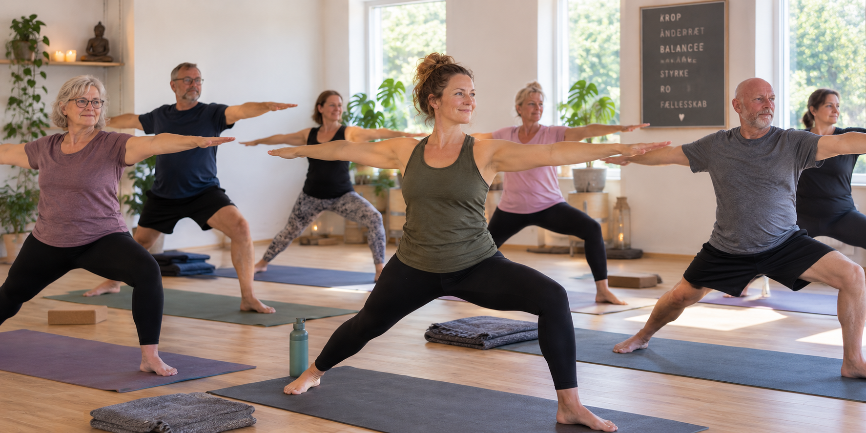 Styrkende yoga for alle