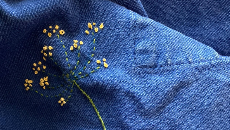 Broderi, reparation og visible mending