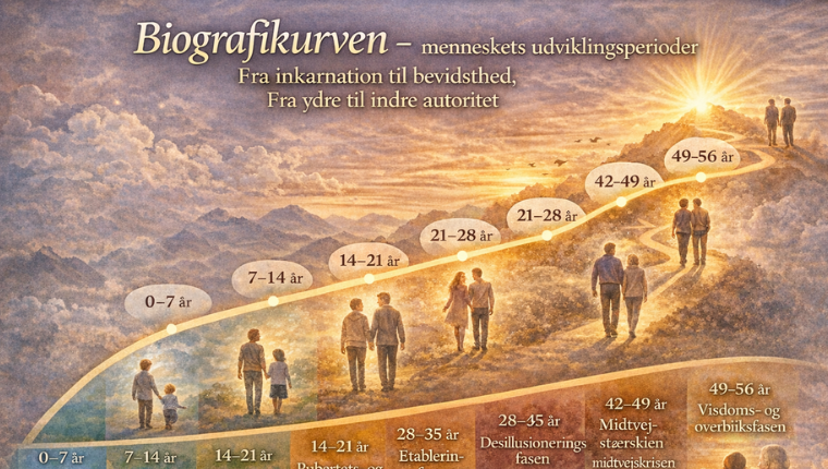 Biografikurven – menneskets udviklingsperioder